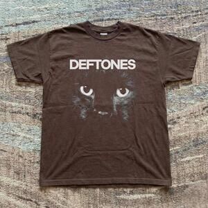 Brown Deftones Band Tee